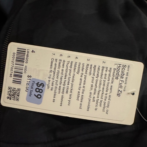 lululemon scuba full zip hoodie - Picture 4 of 4